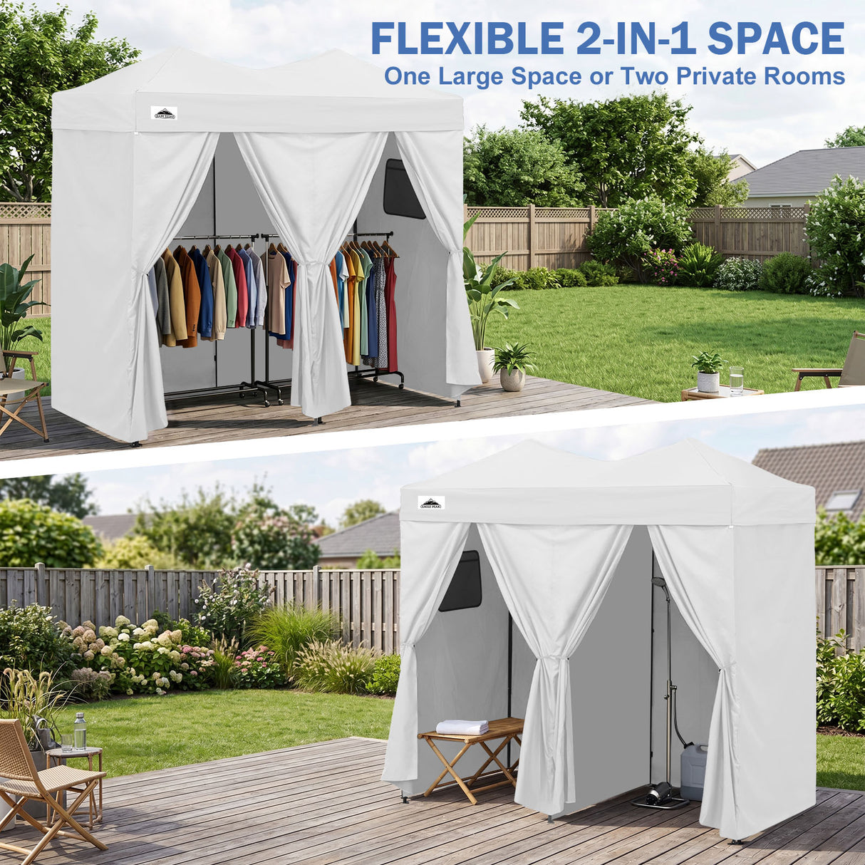 Outdoor Pop Up Changing Room 8x4 ft