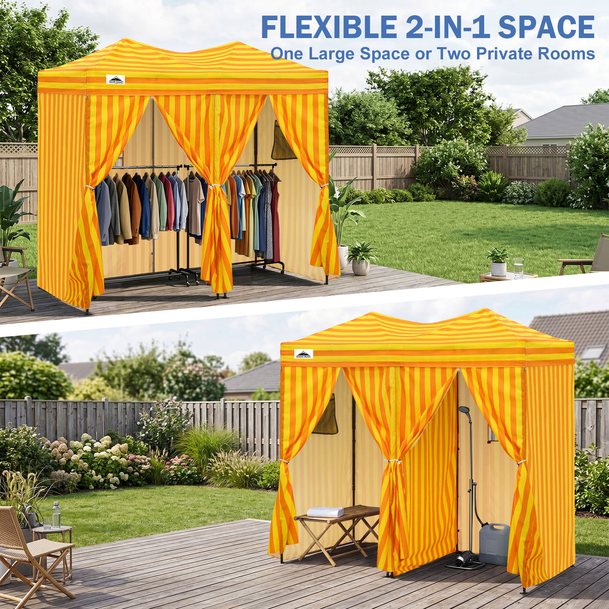 Outdoor Pop Up Changing Room 8x4 ft