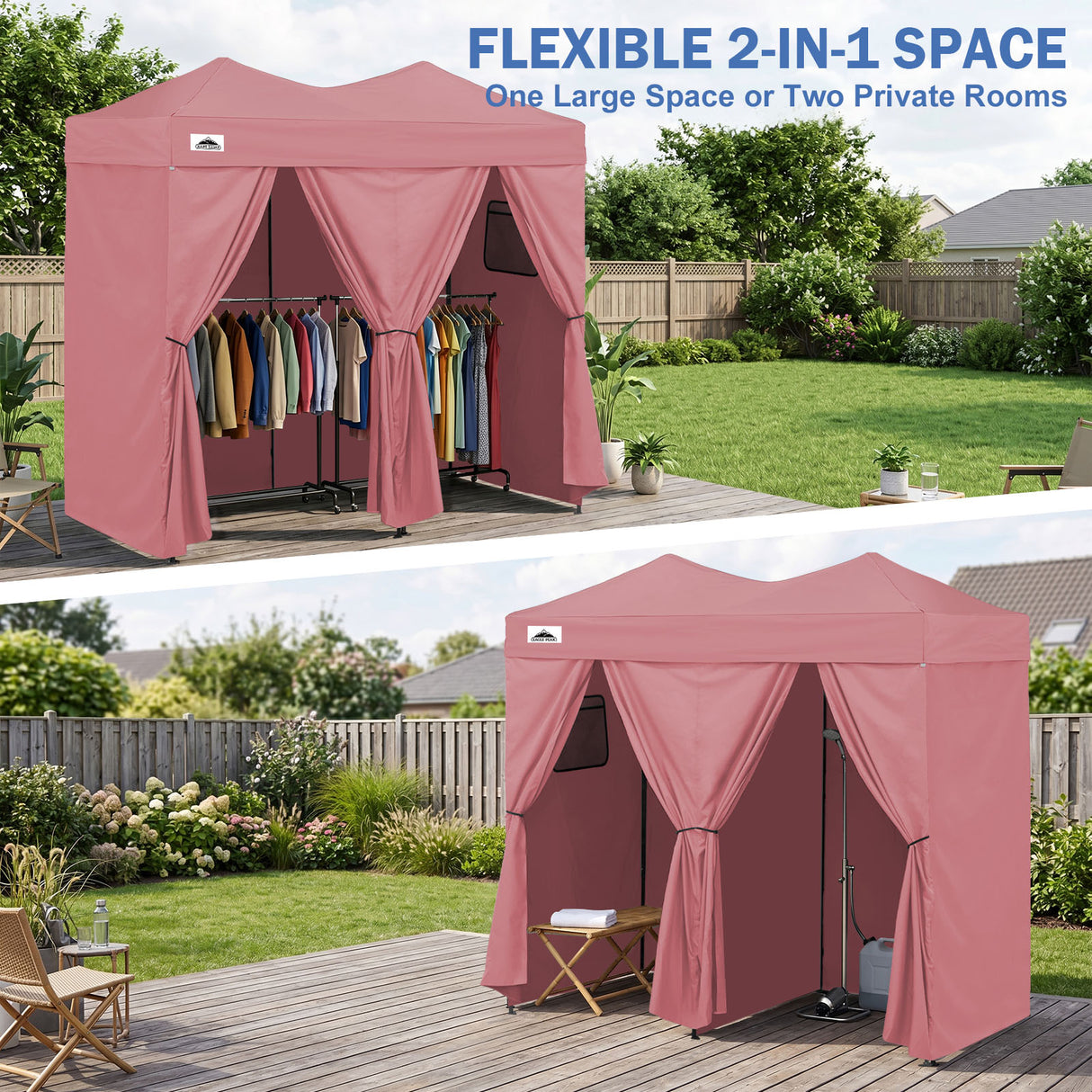Outdoor Pop Up Changing Room 8x4 ft