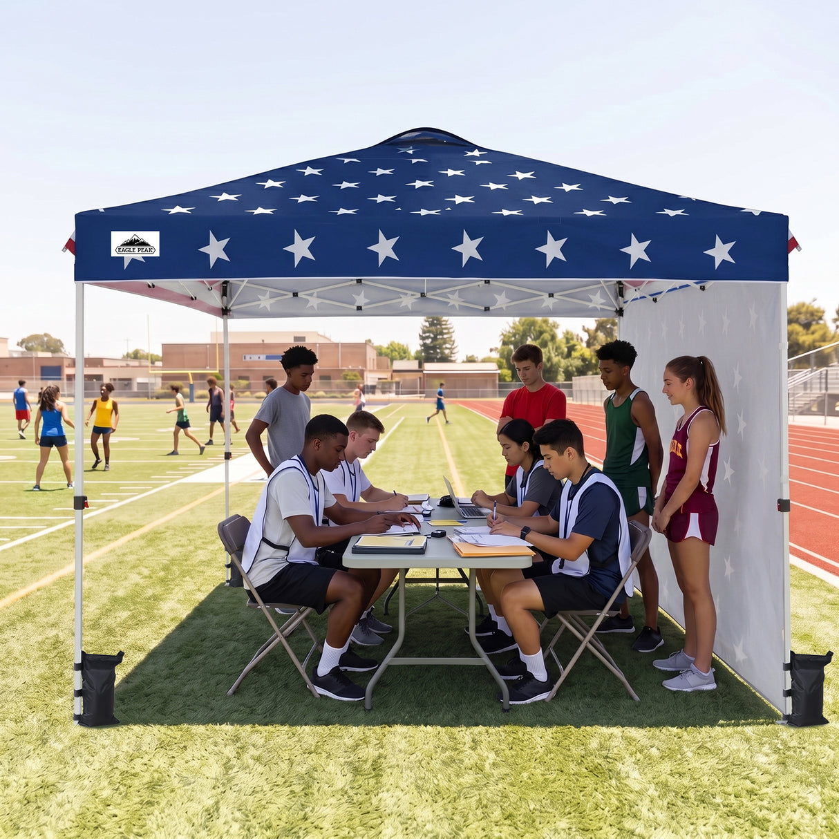 12x12 Pop Up Canopy Tent with 1 Sidewall