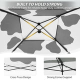 13x13 Straight Leg Pop Up Canopy Tent with 169 sqft of Shade