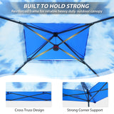 13x13 Straight Leg Pop Up Canopy Tent with 169 sqft of Shade