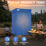 4x4 Pop Up Changing Tent, Flat Top Changing Room
