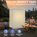 4x4 Pop Up Changing Tent, Flat Top Changing Room