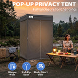 4x4 Pop Up Changing Tent, Flat Top Changing Room