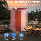 4x4 Pop Up Changing Tent, Flat Top Changing Room