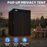 5x5 Pop Up Changing Tent, Flat Top Changing Room