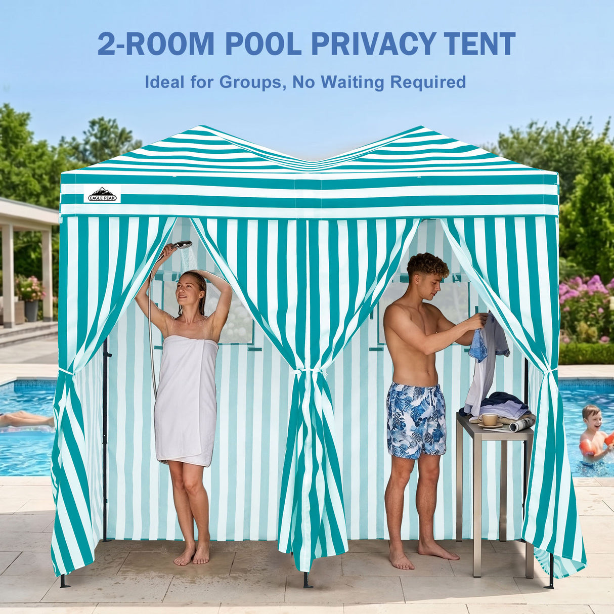 Outdoor Pop Up Changing Room 8x4 ft