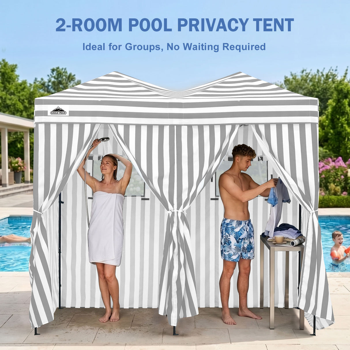 Outdoor Pop Up Changing Room 8x4 ft