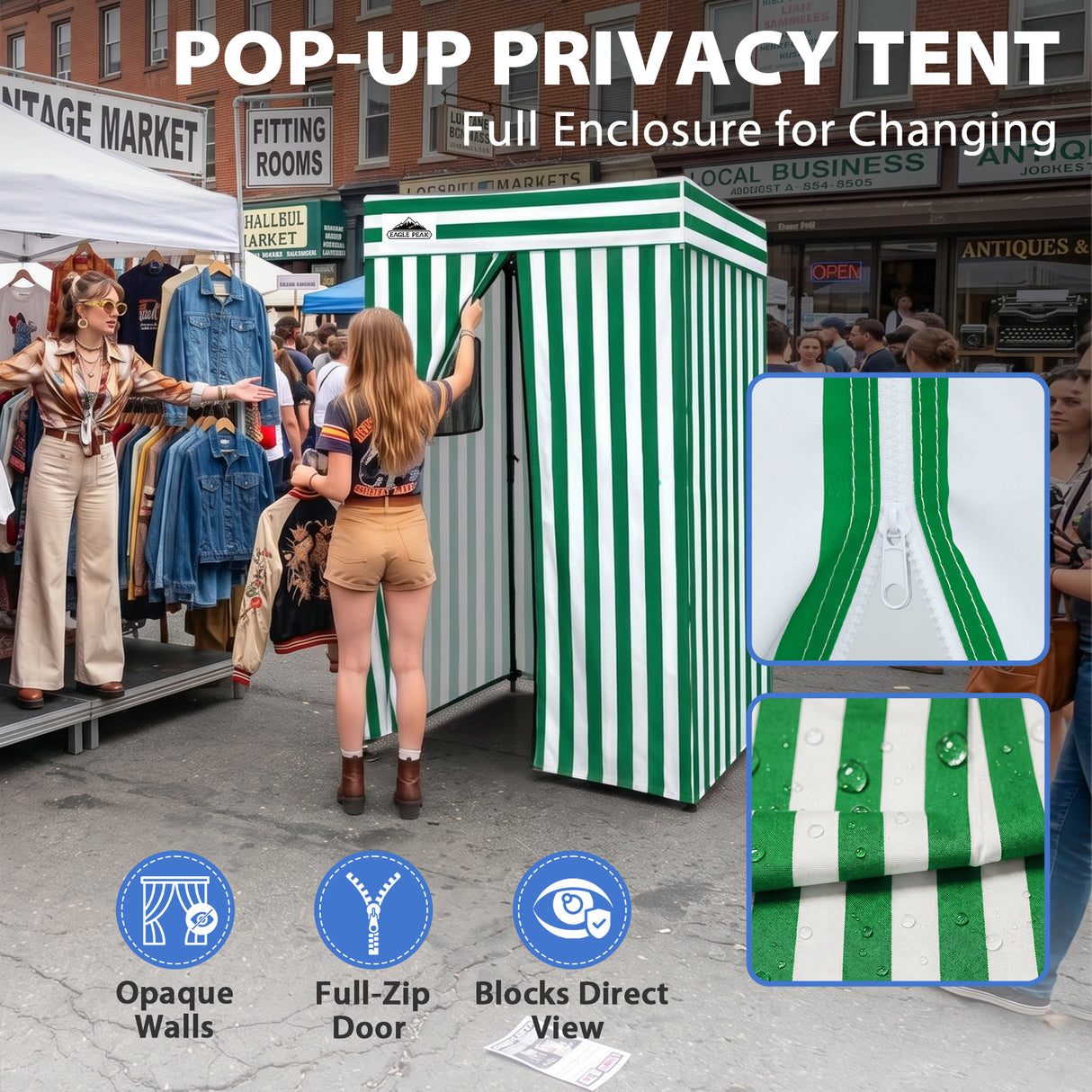 Flat Top 4x4 Pop-up Canopy Changing Room