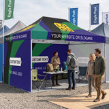 Custom Canopy Tent 10x15 with Logo, Custom Vendor Tent
