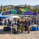 Custom Canopy Tent 10x15 with Logo, Custom Vendor Tent