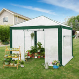 6x4/8x6/10x10 Walk In Pop Up Greenhouse, Reinforced Corners