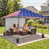 13x13 Pop Up Canopy Tent With Sidewall