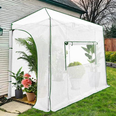 Easy Setup 10x5 Portable Lean to Pop Up Greenhouse