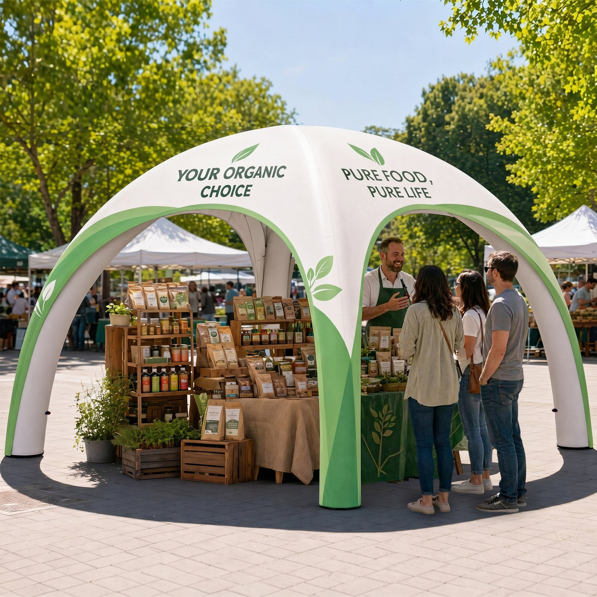 Custom Inflatable Event Tent with Logo, Spider Tent