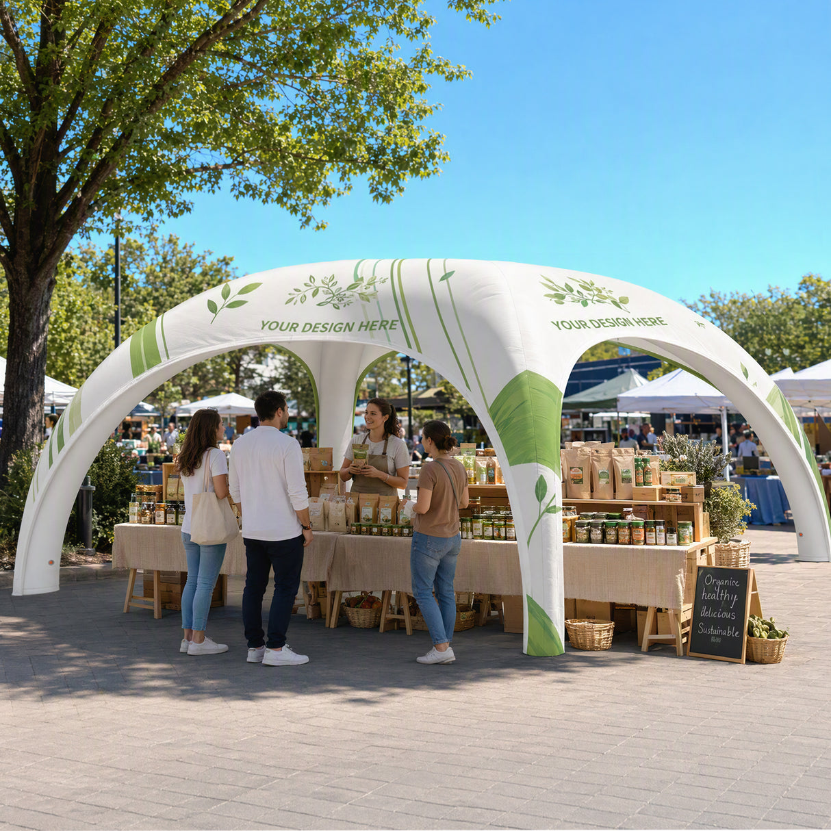 Custom Inflatable Event Tent with Logo, Spider Tent