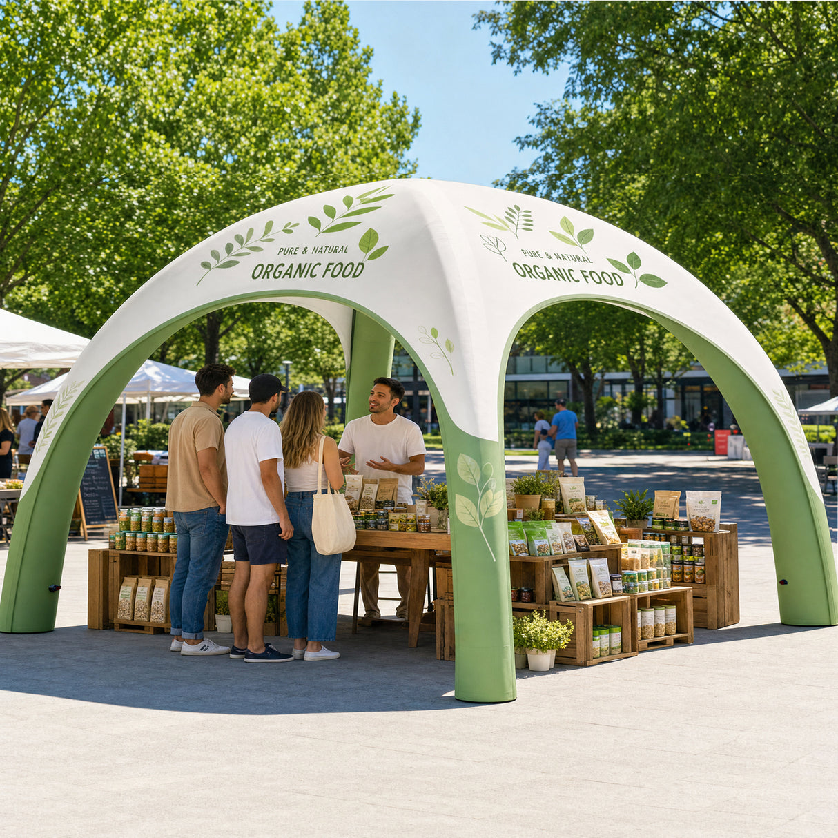 Custom Inflatable Event Tent with Logo, Spider Tent