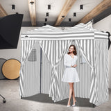 8x4 Outdoor Changing Room, 2 Room Pop Up Portable Changing Room - Eagle Peak Custom Canopy Tent