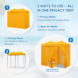 8x4 Outdoor Changing Room, 2 Room Pop Up Portable Changing Room - Eagle Peak Custom Canopy Tent