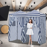 8x4 Outdoor Changing Room, 2 Room Pop Up Portable Changing Room - Eagle Peak Custom Canopy Tent