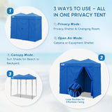 8x4 Outdoor Changing Room, 2 Room Pop Up Portable Changing Room - Eagle Peak Custom Canopy Tent