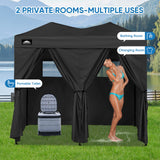 8x4 Outdoor Changing Room, 2 Room Pop Up Portable Changing Room - Eagle Peak Custom Canopy Tent