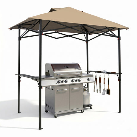 8x5 Pop up Grill Gazebo with Carry Bag and Air Vent - Eagle Peak®