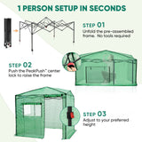 8x6 Easy Setup Pop Up Greenhouse - Eagle Peak®