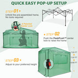 8x6 Easy Setup Pop Up Greenhouse - Eagle Peak®