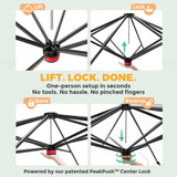 8x6/12x8 Easy Setup Pop Up Greenhouse, Support Pole - Eagle Peak®