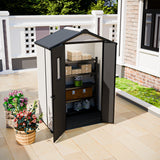 8x6/8x8/5x3/6x4 Resin Outdoor Storage Shed,Weatherproof Garden Shed - Eagle Peak