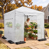 8x8 Easy Setup Pop Up Greenhouse - Eagle Peak®