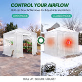 8x8 Easy Setup Pop Up Greenhouse - Eagle Peak®