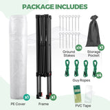 8x8 Easy Setup Pop Up Greenhouse - Eagle Peak®