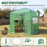 8x8 Easy Setup Pop Up Greenhouse - Eagle Peak®