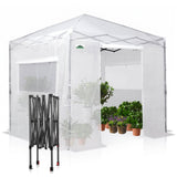 8x8 Easy Setup Pop Up Greenhouse - Eagle Peak®