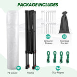 8x8 Easy Setup Pop Up Greenhouse - Eagle Peak®