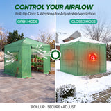 8x8 Easy Setup Pop Up Greenhouse - Eagle Peak®