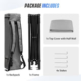 8X8 Pop Up Canopy Tent, Compact Backpack Canopy - Eagle Peak®