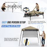 8X8 Pop Up Canopy Tent, Compact Backpack Canopy - Eagle Peak®