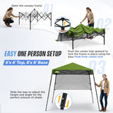 8X8 Pop Up Canopy Tent, Compact Backpack Canopy - Eagle Peak®