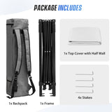 8X8 Pop Up Canopy Tent, Compact Backpack Canopy - Eagle Peak®