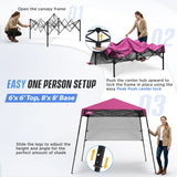 8X8 Pop Up Canopy Tent, Compact Backpack Canopy - Eagle Peak®
