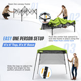 8X8 Pop Up Canopy Tent, Compact Backpack Canopy - Eagle Peak®