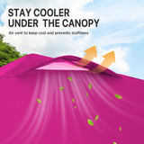 8x8 Pop Up Canopy Tent Easy Up Canopy Outdoor - Eagle Peak®