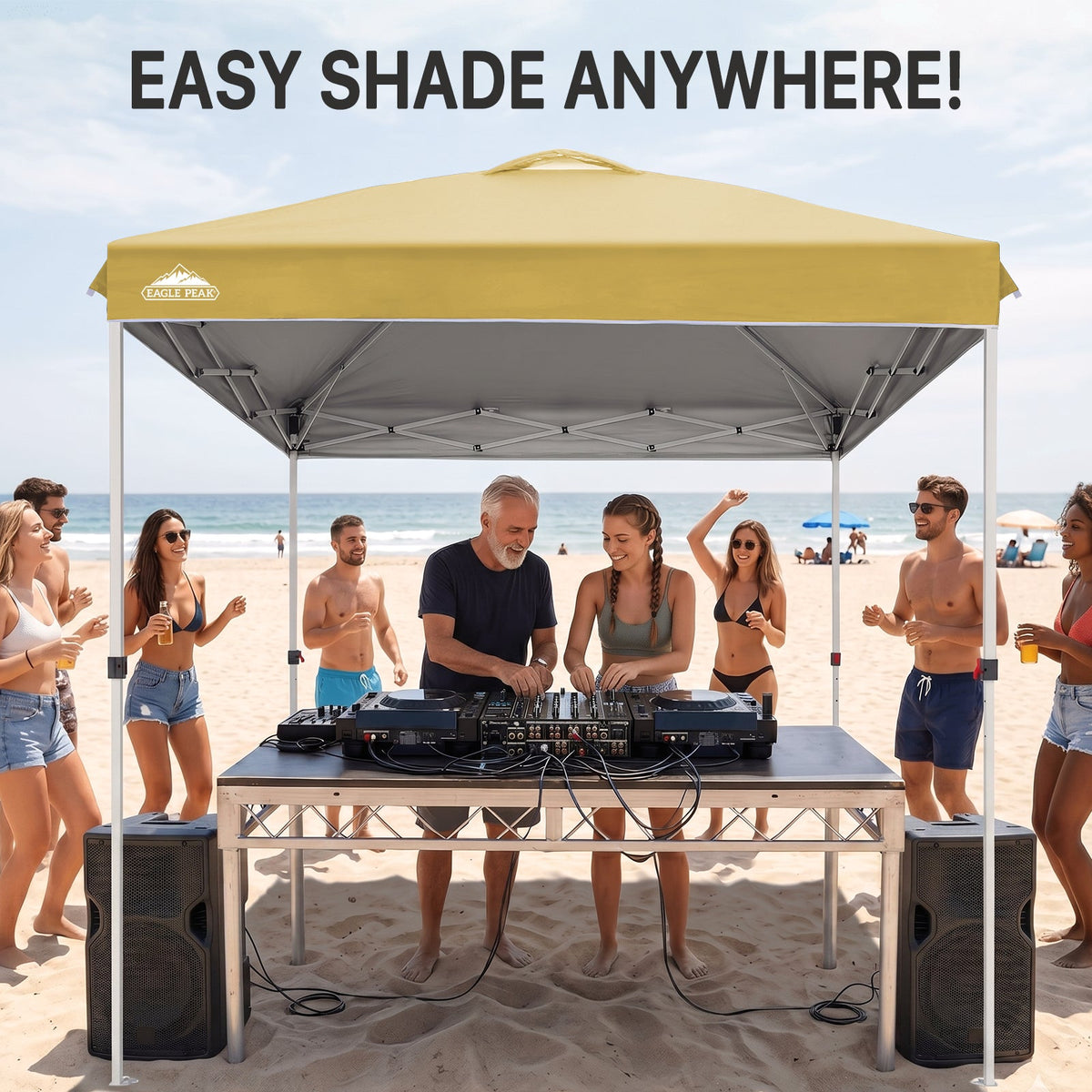 8x8 Pop Up Canopy Tent Easy Up Canopy Outdoor - Eagle Peak®
