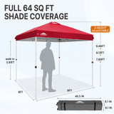 8x8 Pop Up Canopy Tent Easy Up Canopy Outdoor - Eagle Peak®