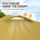 8x8 Pop Up Canopy Tent Easy Up Canopy Outdoor - Eagle Peak®