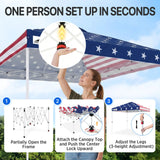 8x8 Pop Up Canopy Tent Easy Up Canopy Outdoor - Eagle Peak®